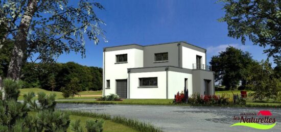 Plan de maison Surface terrain 155 m2 - 8 pièces - 4  chambres -  sans garage 