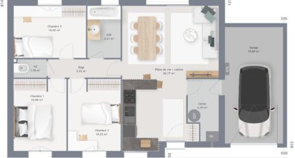 Family 75 GA Toit plat 30356-4586modele920200407X5UCt.jpeg - Maisons Les Naturelles