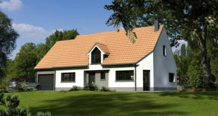 Maison familiale contemporaine avec son toit rouge, 130m², garage 31451-5042modele720230802PEzxL.jpeg - Maisons Les Naturelles