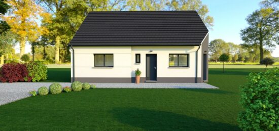 Plan de maison Surface terrain 110 m2 - 5 pièces - 3  chambres -  sans garage 