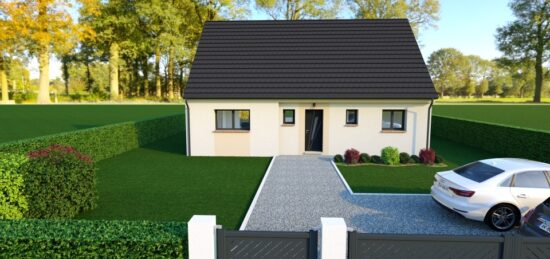 Plan de maison Surface terrain 130 m2 - 6 pièces - 4  chambres -  sans garage 