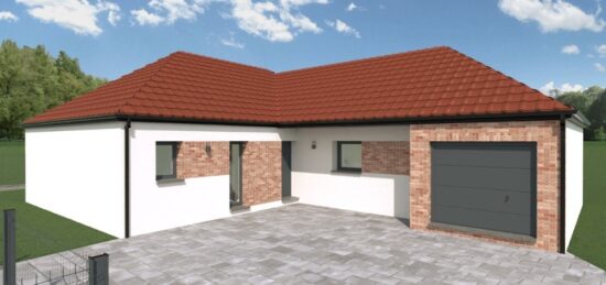 Maison neuve à Menneville, Hauts-de-France