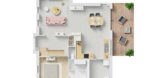 Maison neuve à , Somme