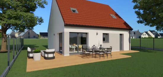 Maison neuve à , Nord
