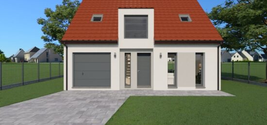 Maison neuve à Bellebrune, Hauts-de-France