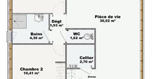 Maison neuve à , Somme